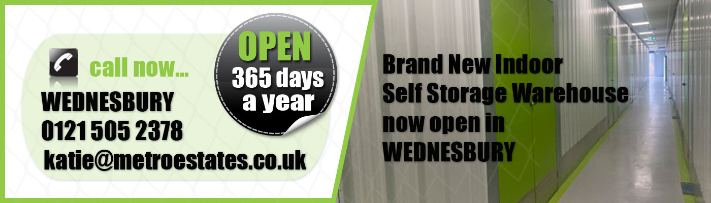 brand new indoor self storage warehouse wednesbury Mightysafe Storage